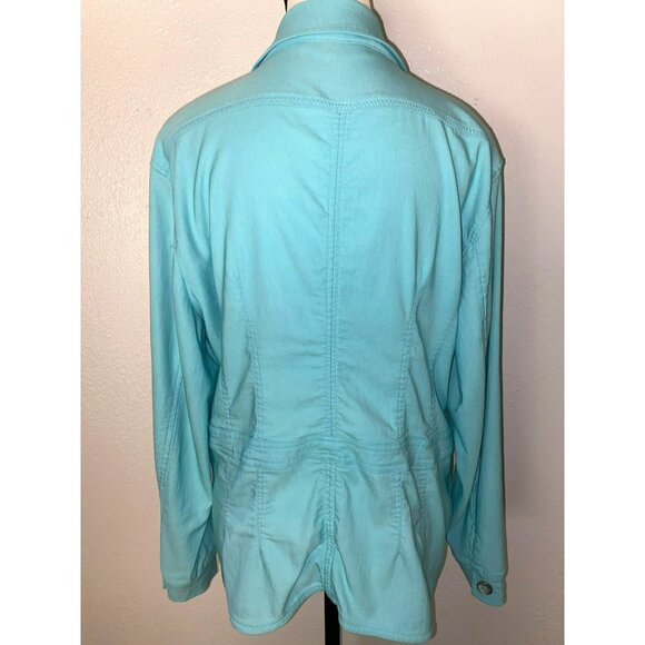 Lulu B Long Sleeve Button-Up Shirt Jacket Size S - Picture 2 of 9